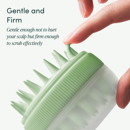 Silicone Scalp Massager & Exfoliating Brush - Spa Ritual | Louvrs