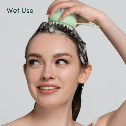 Silicone Scalp Massager & Exfoliating Brush - Spa Ritual | Louvrs