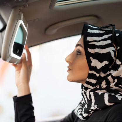 Juni 2 LED Car Visor Mirror - Effortless Beauty On-the-Go | Louvrs