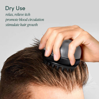 Silicone Scalp Massager & Exfoliating Brush - Spa Ritual | Louvrs